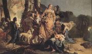 Giovanni Battista Tiepolo The Finding of Moses (nn03) oil on canvas